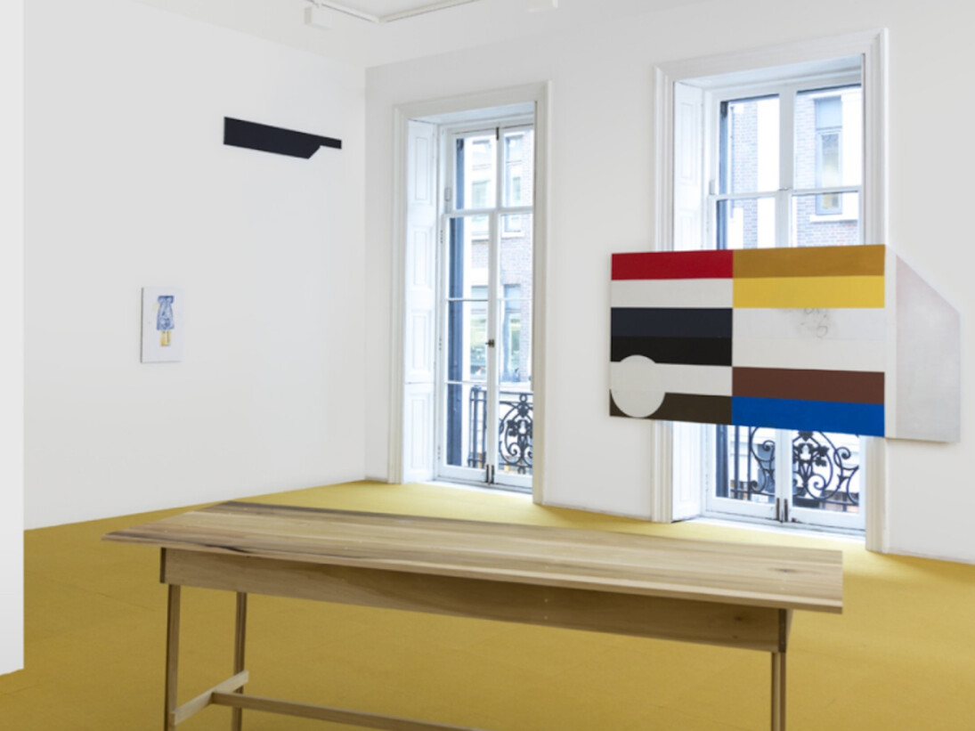 Augustus Thompson, Exhibition view. Courtesy of Almine Rech Gallery