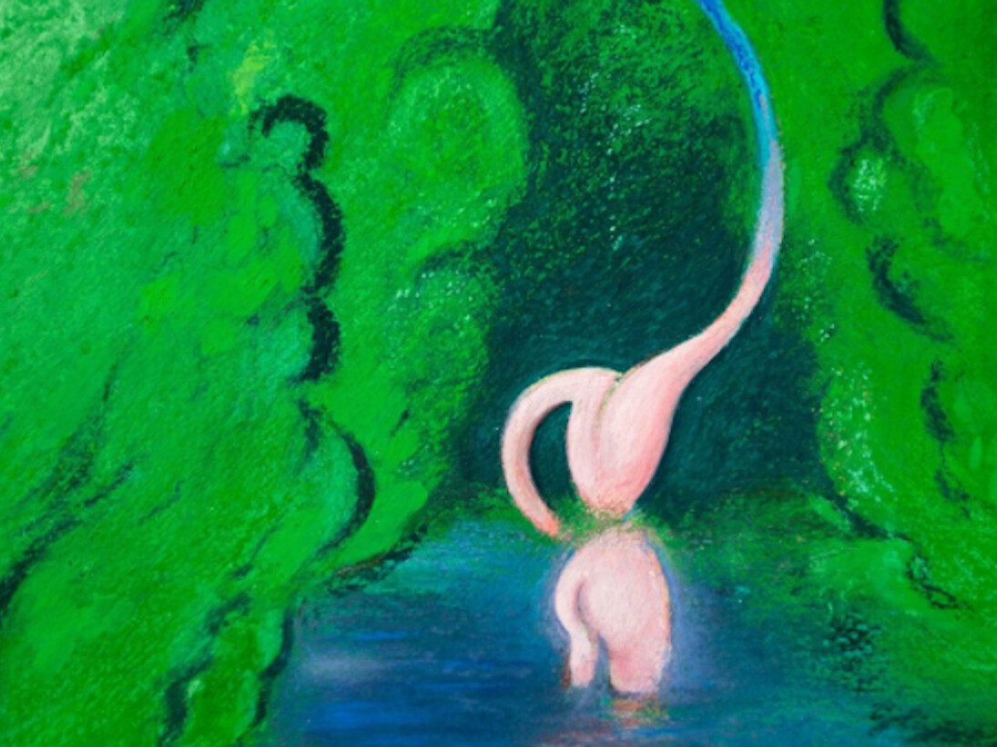 Koak, Whiplash (headless bather), 2017. Courtesy of Alter Space