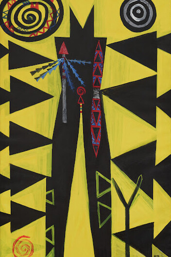 Brian D. Tripp, Someday you might have to fight for what you believe in (detail), 1999. Courtesy of De Young Museum