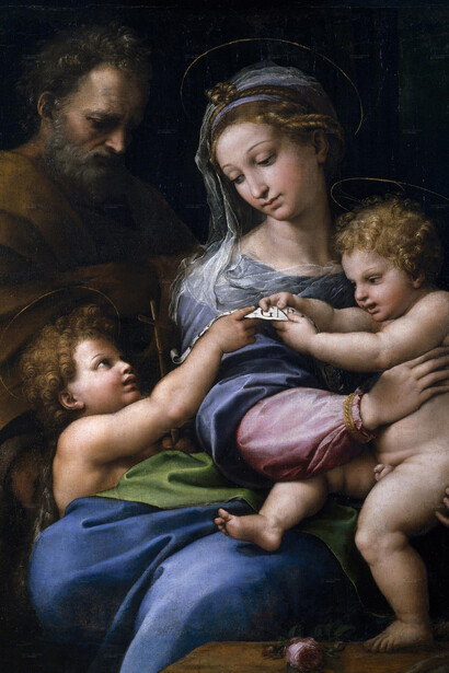 Raffaello. Madonna della rosa