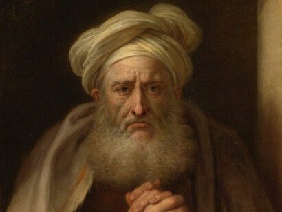 Charles-Antoine Coypel; Heráclito triste, 1746 (detalle)