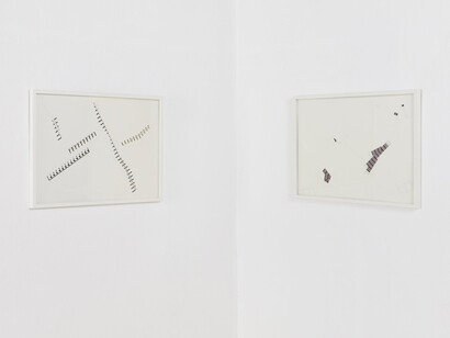 Dóra Maurer und Ryszard Waśko, ausstellungsansicht. Mit freundlicher genehmigung der Edition & Galerie Hoffmann