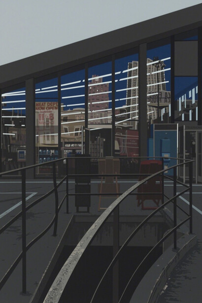 Landscape: Division and Development. Courtesy Sara Kay Gallery