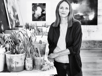 Elise Ansel Studio Portrait © the artist, courtesy of Cadogan Contemporary