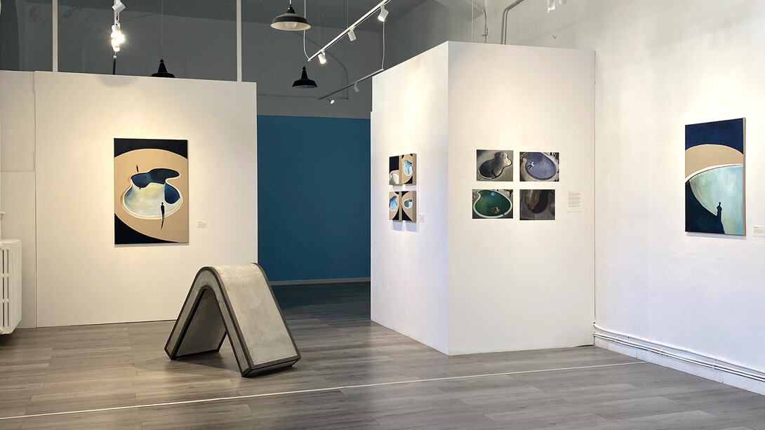 Fabio Cipolla and Sofia Fresia, Corpi in transito, exhibition view. Courtesy of the Febo e Dafne Gallery