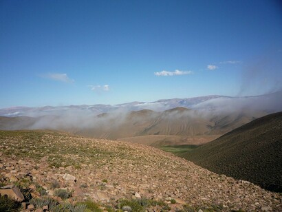 Llegando al abra de Punta Corral, Jujuy, Argentina