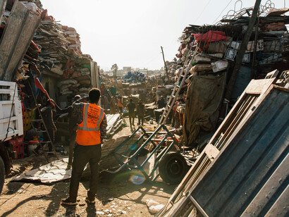 Earthquake-damaged buildings in Antakya, Hatay, Türkiye