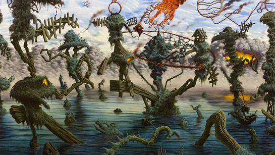 Fulvio Di Piazza, Pacific, olio su tela, 200 x 300 cm, 2014