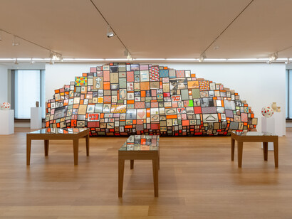 
View of Barry McGee’s solo exhibition “The Other Side" at Perrotin Hong Kong, 2019 Photo: Ringo Cheung
© Barry McGee; Courtesy of the artist, Perrotin, and Ratio 3, San Francisco