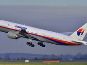 Malaysia Airlines Boeing 777-200ER (9M-MRO) taking off at Roissy-Charles de Gaulle Airport (LFPG) in France