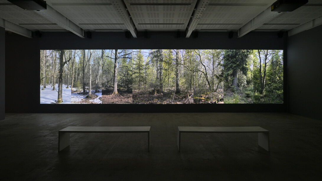 Eija-Liisa Ahtila, On breathing, exhibition view. Courtesy of Marian Goodman Gallery