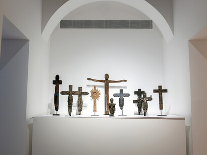 Kader Attia, A descent into Paradise, exhibition view. Courtesy of Museo Amparo