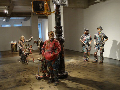 “Pardon the Interruption, Please.” Installation at Kim Foster Gallery