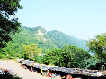 Shacks on the mountain