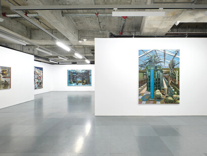 Installation view, Yuan Yuan, ‘Irregular Pearl’, Edouard Malingue Gallery, Hong Kong, 2020. Image courtesy of Edouard Malingue Gallery.