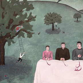 William Schaeuble, Apple peelers, 2024. Courtesy of Anna Zorina Gallery 