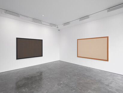 Peter Joseph, The early works, exhibition view. Courtesy of Lisson Gallery