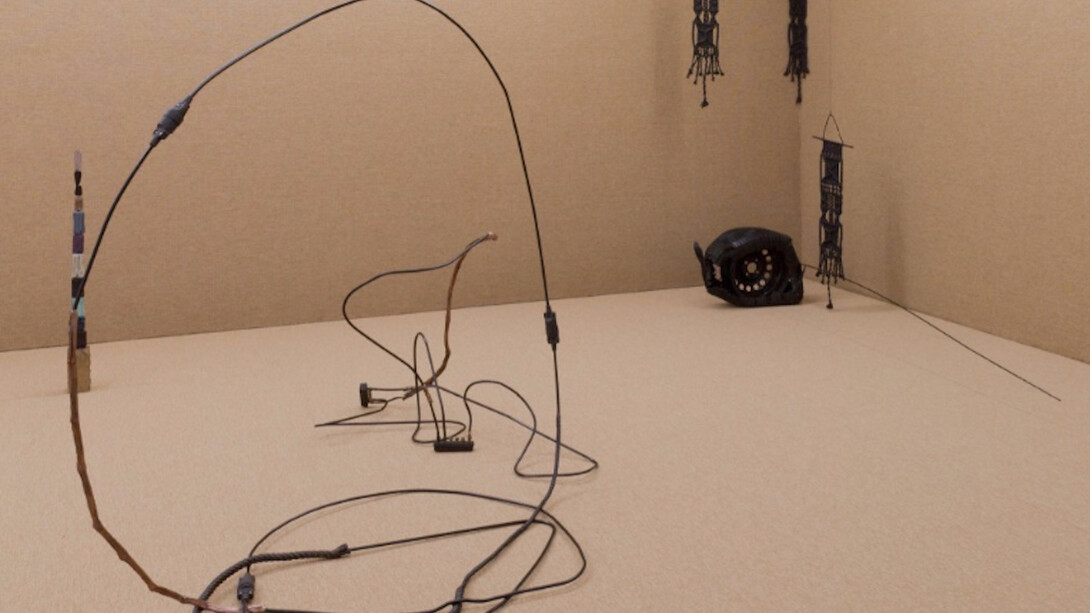 Tatiana Trouvé, Exhibition view. Courtesy of Perrotin gallery