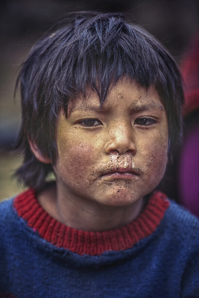 Un bambino Qero, foto Sergio Pessolano

