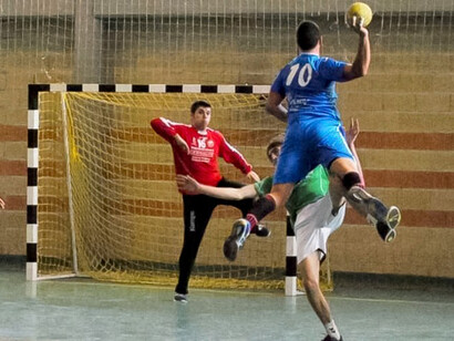 Deporte amateur. Partido de balonmano