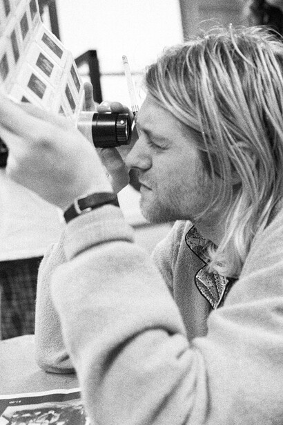 Kurt Cobain, Nirvana. Fotografia Kevin Mazur, 1993