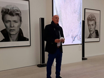 David Ciclitira announces the launch of the new STARTnet app at the Saatchi Gallery on 21 October © Irene Kukota