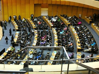African leaders gather at African Union meeting, Addis Ababa, Ethiopia, 2013