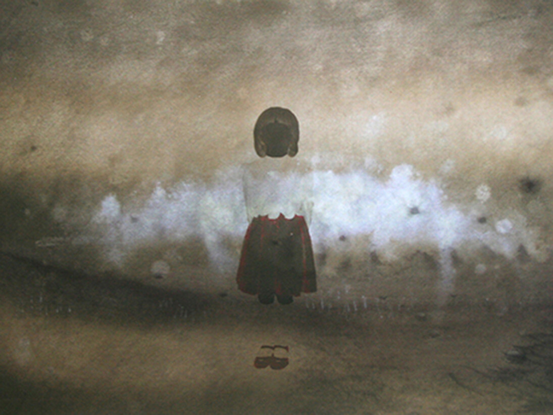 Valentina Daga, Stasera mi butto, 2013, acrilico e stampa su pvc, 90 x 63 cm