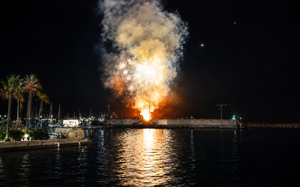 170 candles were lit for Nikola, only to be extinguished by the Aegean wind, Pylos, Greece