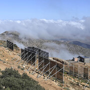 Peter Trautwein (Aqualonis GmbH), WasserStiftung, Cloudfisher, Mount Boutmezguida, 
Morocco, 2016-ongoing. Courtesy of Museum für Gestaltung 