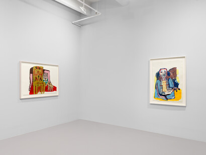 Virginia Chihota, Kutera mutsara / Hearing inner lines, exhibition view. Courtesy of Nicola Vassell Gallery