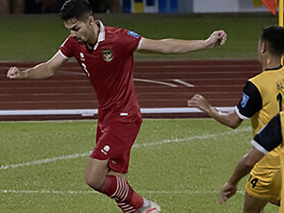 Sandy Walsh, Indonesia-Brunei on 17 October 2023