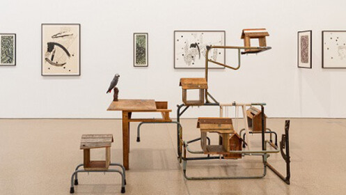 Kemang Wa Lehulere, Exhibition view. Courtesy of Maxxi