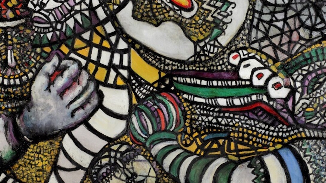 Fahrelnissa Zeid Struggle Against the Abstract 1947 Istanbul Museum of Modern Art (Istanbul, Turkey) © Estate of Fahrelnissa Zeid, 1901-1991 (Amman, Jordan)