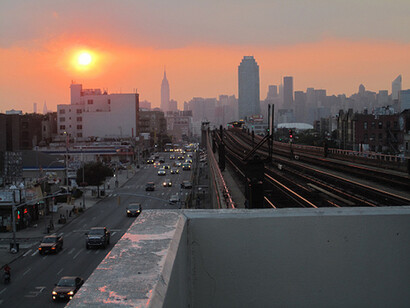 Sonnenaufgang in Sunnyside Queens  