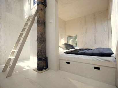 El fenómeno más curioso del Treehotel, es que en algunas temporadas el día dura 24 horas, mientras que, en otros meses, siempre es de noche