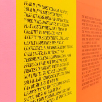 Know my name, global, artwork in exhibition. Courtesy of the National Gallery of Australia