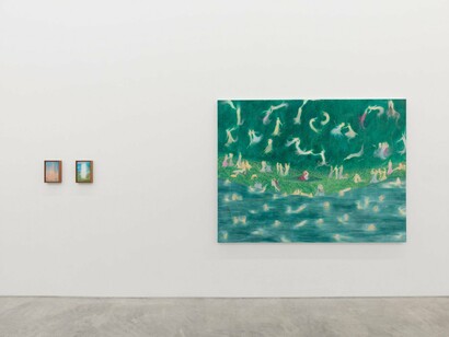 Angela Lane, Illuminations, exhibition view. Courtesy of Anat Ebgi