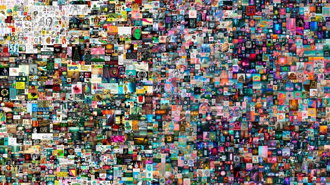 L'opera "digitale" di Beeple © AFP Photo