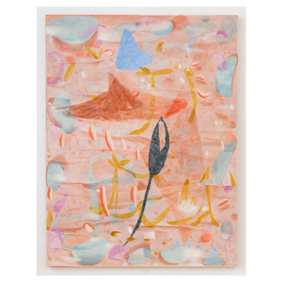 Clare Grill, Belt, 2023, oil on linen, 73x56 inches. Courtesy the artist and Derek Eller Gallery