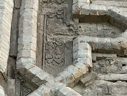 Details of Rabati Malik Caravanserai, Uzbekistan 