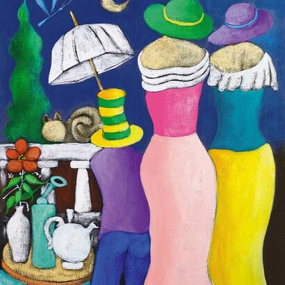 Silvano D’Orsi, Dal ciclo metafisico idoli attesa, 60 x 80 cm