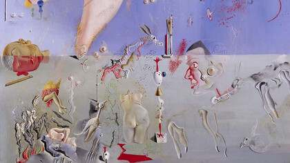 Salvador Dalí; Los esfuerzos estériles: Cenicitas, c. 1928 (detalle inferior)