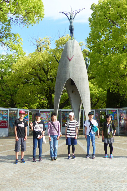 Monumento a la Paz de los Niños en el Parque de la Paz de Hiroshima, Japón. Fotografía: Felipe Sérvulo