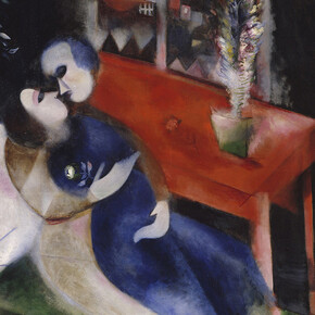 Marc Chagall, The lovers, 1913/14. Courtesy of Albertina Museum