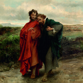 Johann Till the Younger, Road to Emmaus, 1888. Courtesy of Dom Museum Wien