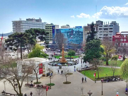 Plaza Central de la ciudad de Concepción, Chile