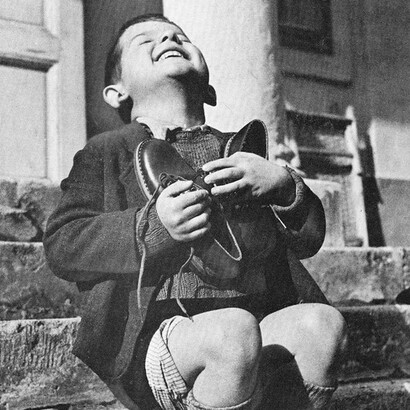 Fotografías antiguas: ¡zapatos nuevos!