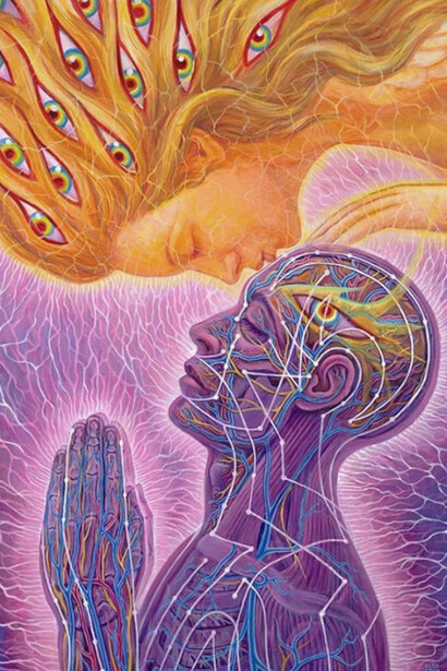 Alex Gray- Kiss of the Muse