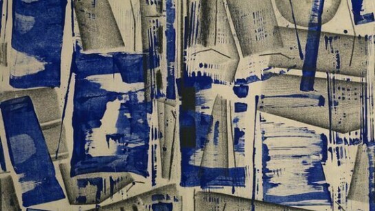 Herbert Zangs, Charcoal-Paintings, c.1957, Industrial paint and charcoal on canvas, 26 ¾ x 37 ⅜ inches (68 x 95 cm), Archive number 1364, Certificate number 06-12-083